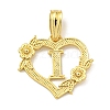 Heart Brass Pendants KK-I714-04G-I-1