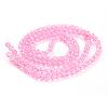 Spray Painted Crackle Glass Beads Strands CCG-Q001-6mm-02-3