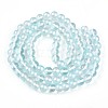 Baking Paint Transparent Glass Beads X1-DGLA-N011-10mm-05-2