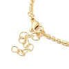 Rack Plating Brass Column Ball Chain Necklace for Women NJEW-F311-10G-3