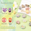 20Pcs 2 Styles Opaque Acrylic European Beads OACR-YW0004-39-2
