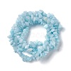 Natural White Jade Chip Beads Strands X-G-G905-02-3