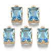 Glass Rhinestone Pendants GLAA-N038-20B-1