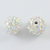 Pave Disco Ball Beads X-RB-A170-8mm-10-1