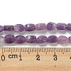 Natural Lepidolite/Purple Mica Stone Beads Strands G-M420-H12-03-5