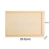 Unfinished Blank Wooden Clay Photo Frame PW-WG449CF-01-1