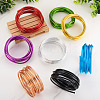 8 Roll 8 Colors Round Aluminum Wire AW-FW0001-03-6