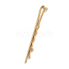 304 Stainless Steel Hair Bobby Pins Findings STAS-F329-02C-G-1