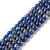 Natural Lapis Lazuli Round Beads Strands X-G-I181-09-6mm-1