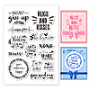 Custom PVC Plastic Clear Stamps DIY-WH0448-0600-1