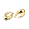 Rack Plating Brass Chunky Hoop Earrings for Women EJEW-G288-35E-G-2