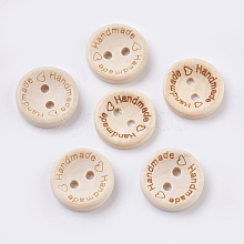Wooden Buttons BUTT-K007-11B