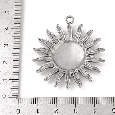 304 Stainless Steel Pendants STAS-D366-01A-P-1