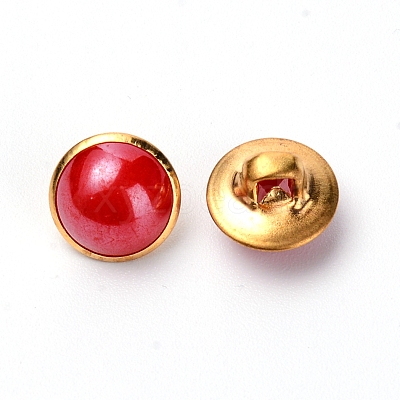 Alloy Resin Buttons BUTT-WH0017-16-1