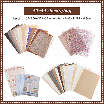 Creative Mixed Special Material Textured Paper DIY-WH0504-01-1