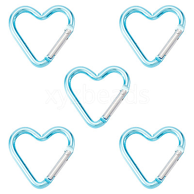 5Pcs Zinc Alloy Spring Gate Rings FIND-TA0009-73L-1