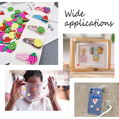 220Pcs 11 Styles Handmade Polymer Clay Cabochons CLAY-AR0001-08-1