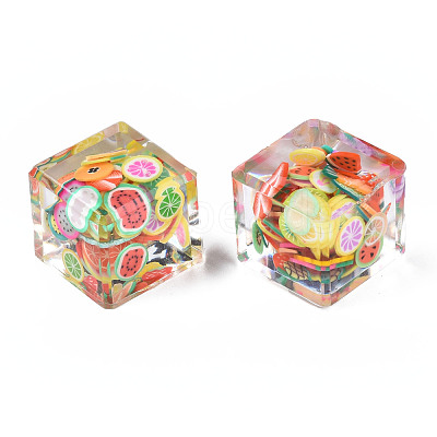 Transparent Acrylic Pendants TACR-N006-68-1