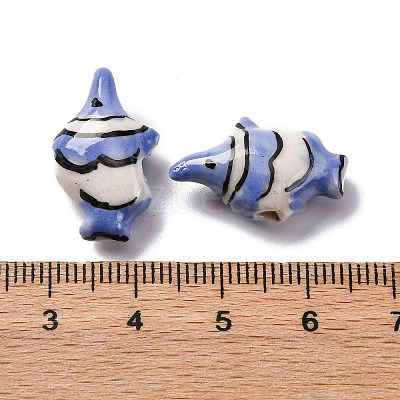 Handmade Porcelain Beads PORC-R002-02J-1