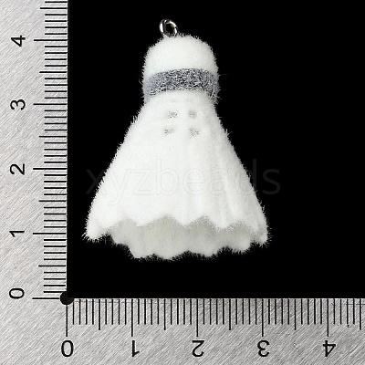 Flocking Opaque Sports Theme Resin Pendants RESI-D017-01A-P-1