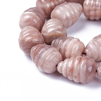 Natural Sunstone Beads Strands G-G263-M4-01-1