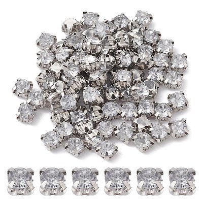 Square Sew on Rhinestone FIND-YW0003-10F-1