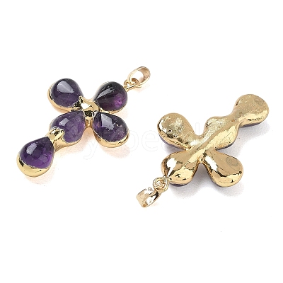 Natural Amethyst Pendants GG-CBA9F30-02G-13-1