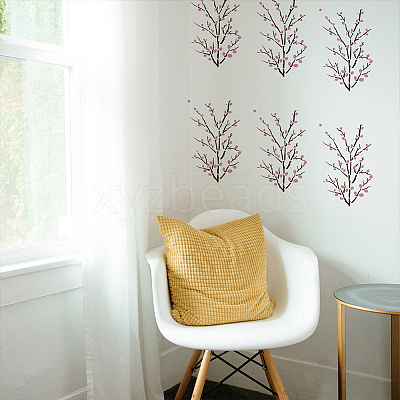 2Pcs 2 Styles PET Hollow Out Drawing Painting Stencils DIY-WH0394-0322-1