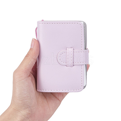 PU Mini Photocard Holder Book AJEW-WH20060-22A-1