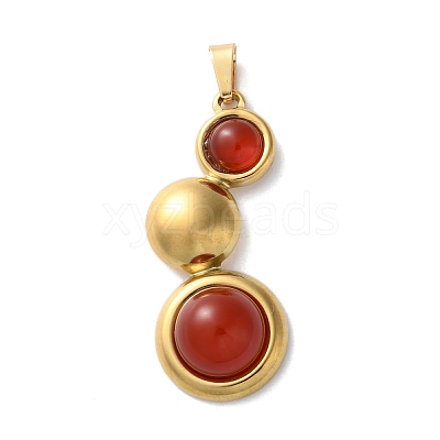 Natural & Synthetic Mixed Gemstone Pendants STAS-C120-12G-1
