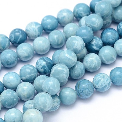 Natural Gemstone Beads Strands X-G-L367-01-8mm-1