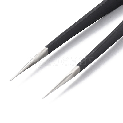 Spray Painted 201 Stainless Steel Beading Tweezers TOOL-G021-04-1