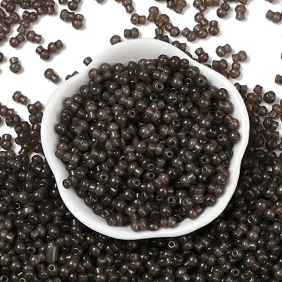 Transparent Colours Glass Seed Beads SEED-R001-01C-1