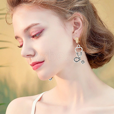 100Pcs 5 Style Tibetan Style Alloy Pendants & Pendant Rhinestone Settings TIBEP-GO0001-04-1