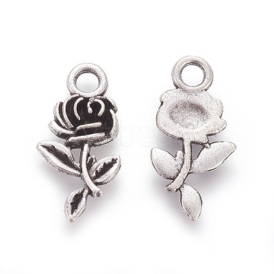 Tibetan Style Alloy Pendants X-PALLOY-WH0054-01AS-1