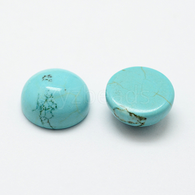 Natural Howlite Cabochons X-TURQ-G147-01-1