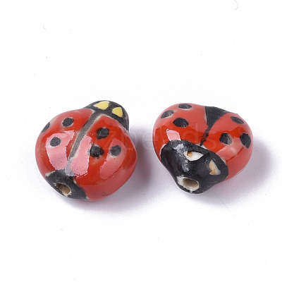 Handmade Porcelain Beads PORC-N004-06-1