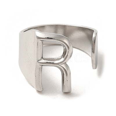 Non-Tarnish 201 Stainless Steel Finger Rings RJEW-H223-04P-Q-1