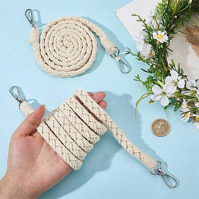 2Pcs Imitation Leather Twist Knitting Cord Mobile Straps FIND-CP0003-73C-1