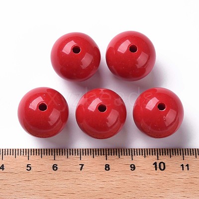 Opaque Acrylic Beads MACR-S370-C20mm-A14-1