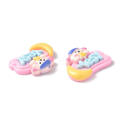 Opaque Resin Cabochons CRES-P023-01C-1
