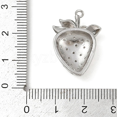 Brass Micro Pave Cubic Zirconia Pendants KK-R224-10P-1