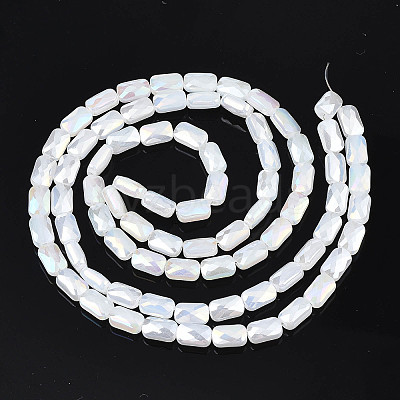 Electroplate Glass Beads Strands X-EGLA-N002-25-E02-1