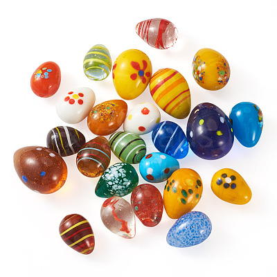 Mixed Styles Glass Beads GLAA-TAC0001-33-1