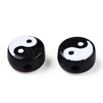 Opaque Acrylic Beads SACR-T338-13-1