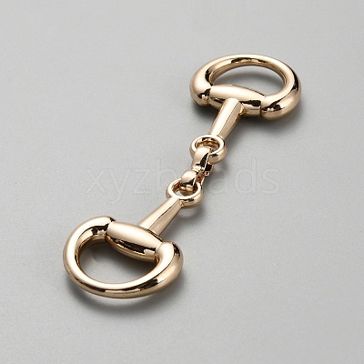Alloy D Ring Snaffle Bit Buckles X-FIND-WH0152-347B-KCG-1