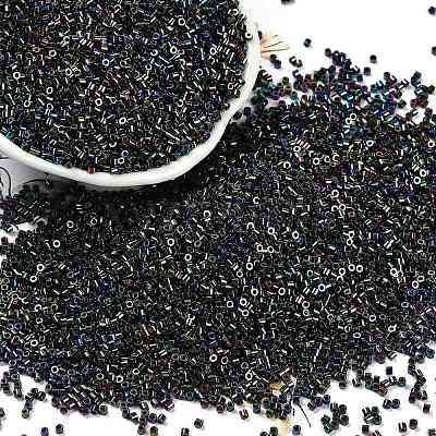 Electroplate Glass Seed Beads SEED-H003-10M-1