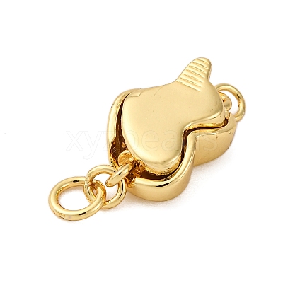 Brass Box Clasps KK-P291-49G-1