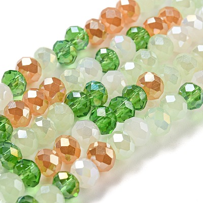 Glass Beads Strands EGLA-A034-M6mm-55-1