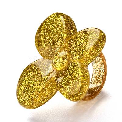 Acrylic Finger Rings RJEW-M137-02C-1